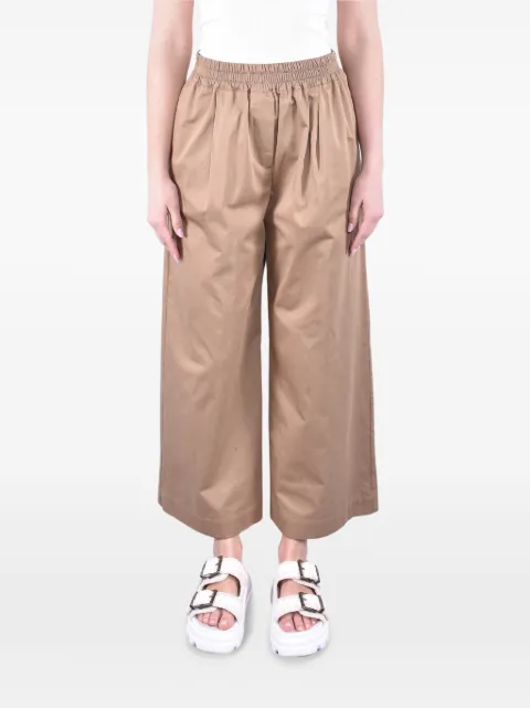 Weekend Max Mara Wkdgolfo pleated cropped trousers Neutrals 2615131102600