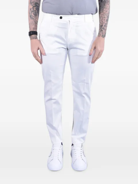 Eleventy belt-loops trousers White M75PANL06TET0G002