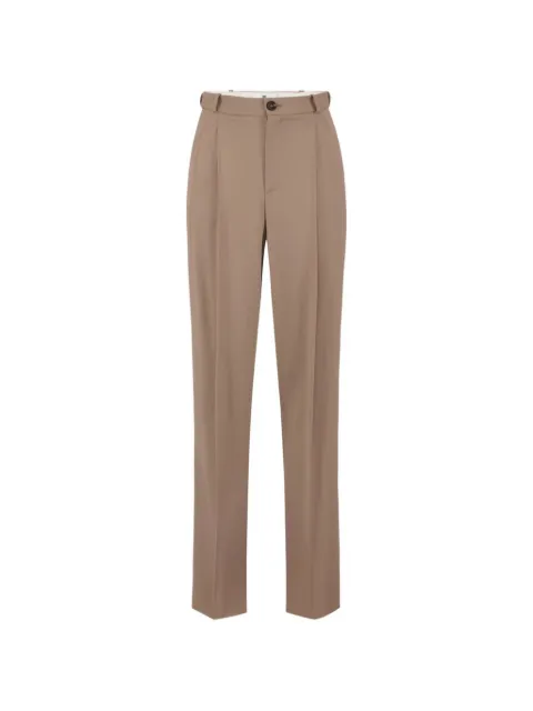 Elisabetta Franchi pleated trousers Brown PA17661E3
