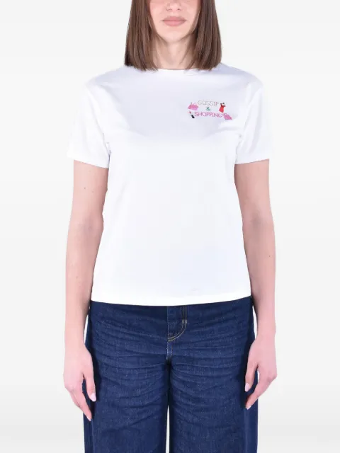 MC2 Saint Barth Emilie embroidered T-shirt White EMI0001