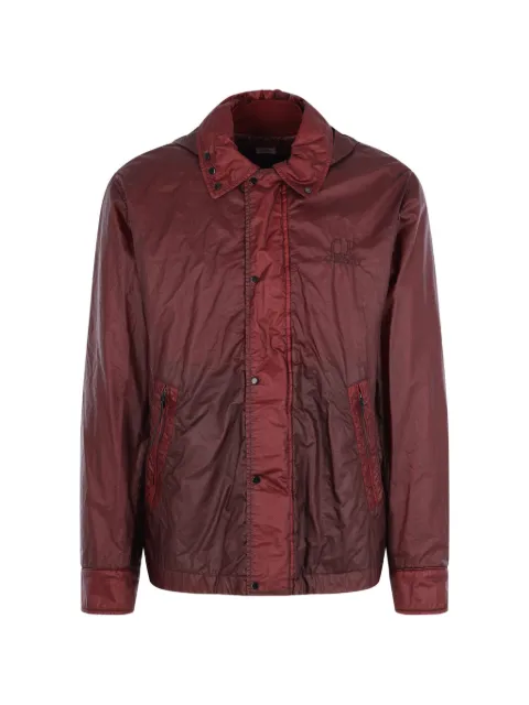 C.P. Company Goggle-detail hooded coat Red 21CMOW182A110449G592