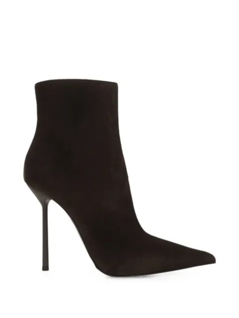 Le Silla pointed-toe stiletto boots Brown 4217C100BMPPVEP792