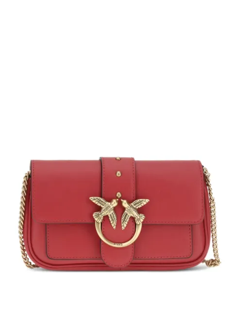 PINKO mini Love One Pocket cross body bag Red 100061A0F1