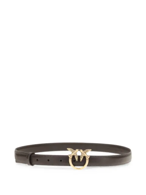 PINKO Love Birds leather belt Brown 100143A0F1