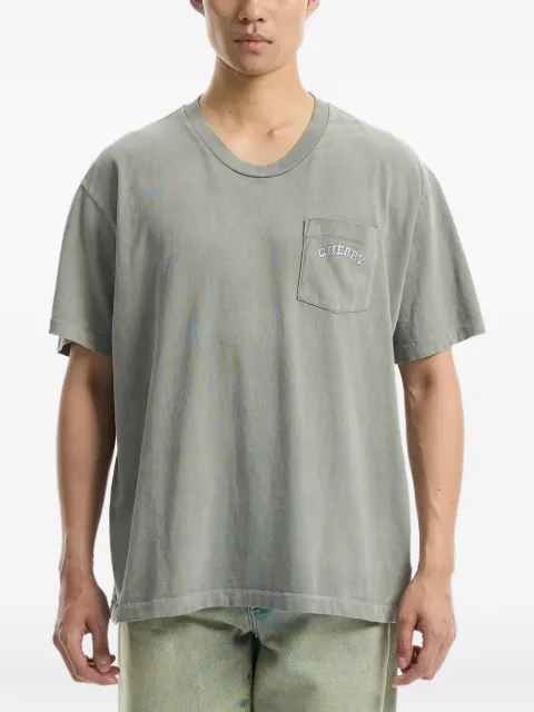 Cherry LA Palamino graphic-print pocket T-shirt Green 262024