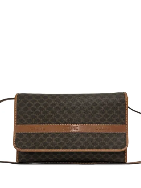 Celine Pre-Owned 2007 Macadam Coated Canvas Blason crossbody bag Brown JF76U4FCR8FAR96K
