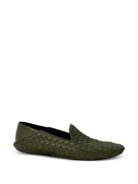 Bottega Veneta Pre-Owned Intrecciato convertible loafers Green RFCPUGBSH757611M