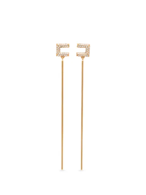 Elisabetta Franchi earrings with rhinestones Gold OR22A66E2