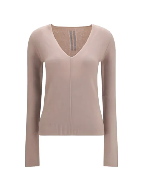 Rick Owens V-neck sweater Neutrals RP02F5608KWSF