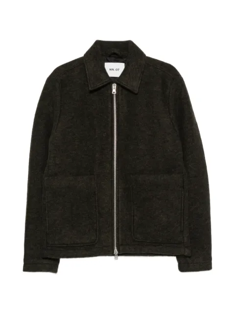 NN07 Gael zip-up jacket Brown 2278267894