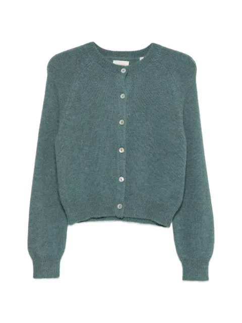 DÔEN Petra raglan-sleeve cardigan Blue 17254320