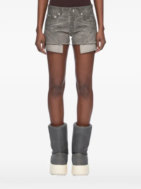 Rick Owens DRKSHDW Lana cut offs Grey DS02F6300DLDET2