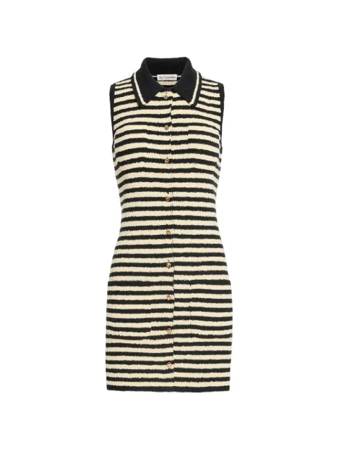 Altuzarra Mamie striped knit mini dress Neutrals F1268307KCS057000001