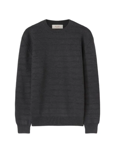 RETORI crew-neck sweater Grey 04MKNTO164LS12