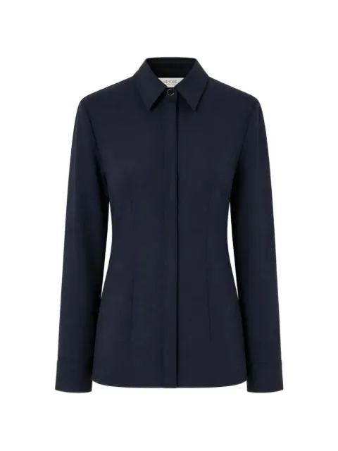 RETORI fitted shirt Blue 04WFATO014LU03