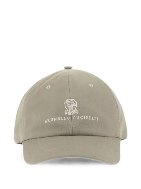 Brunello Cucinelli logo-embroidered baseball cap Grey M252D9850CDK24