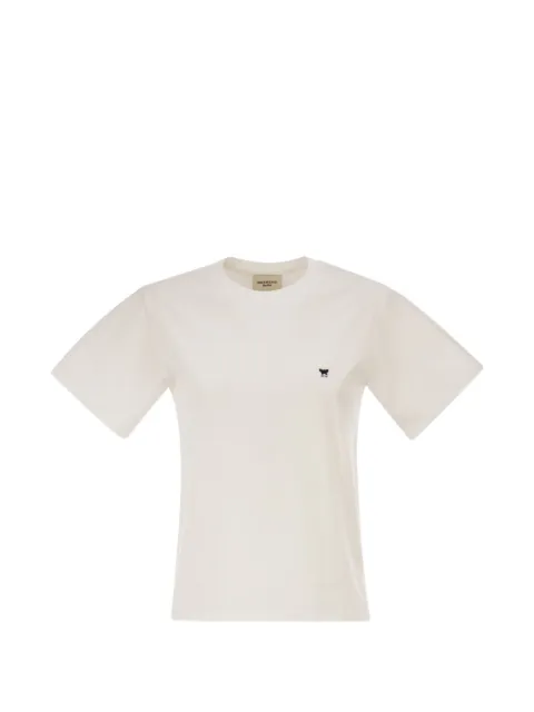 Weekend Max Mara embroidered-logo jersey T-shirt Neutrals 2625976031600001