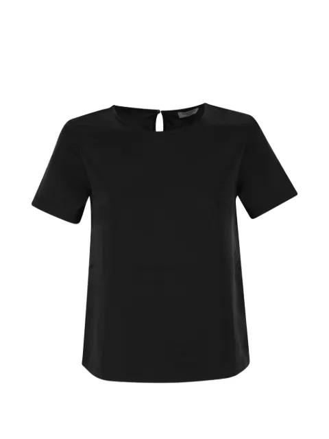 Weekend Max Mara satin jersey T-shirt Black 2625946041600008
