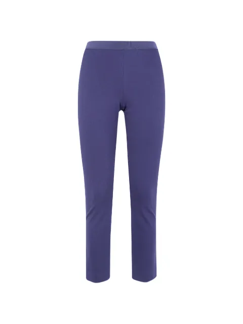 Liviana Conti elasticated-waistband cropped trousers Blue CNTI85099