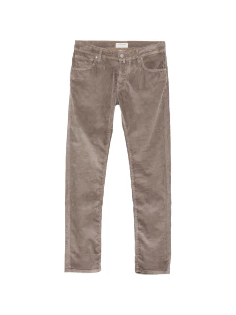 Jacob Cohën Nick corduroy-effect slim-fit cotton trousers Neutrals JUMQE006054S3653TR
