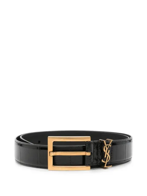 Saint Laurent leather belt Black 789588EAA7H
