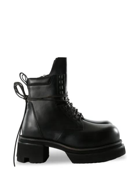 Rick Owens lace-up platform boots Black RU02F4830LOO