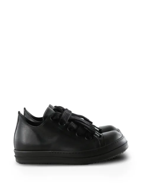 Rick Owens Jumbolace lace-up leather sneakers Black RU02F4893LCOW2