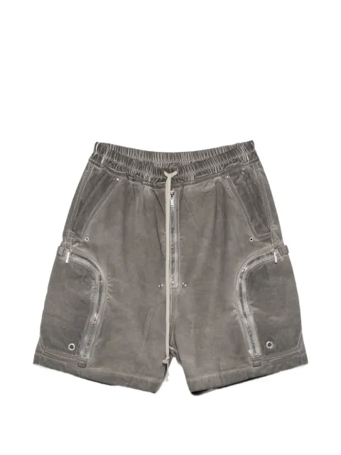 Rick Owens DRKSHDW Bauhaus zip-detail cargo shorts Grey DU02F6389DLD