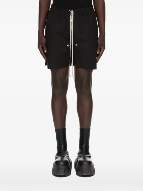 Rick Owens Bela zip-front shorts Black RU02F4391TE