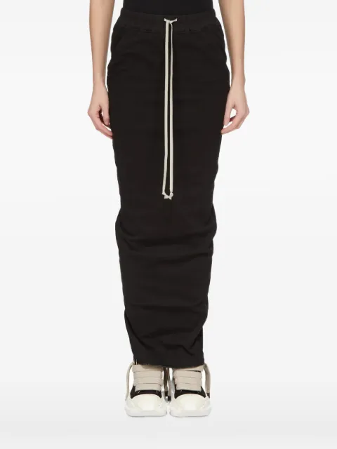 Rick Owens DRKSHDW pull on pillar skirt Black DS02F6332RIG