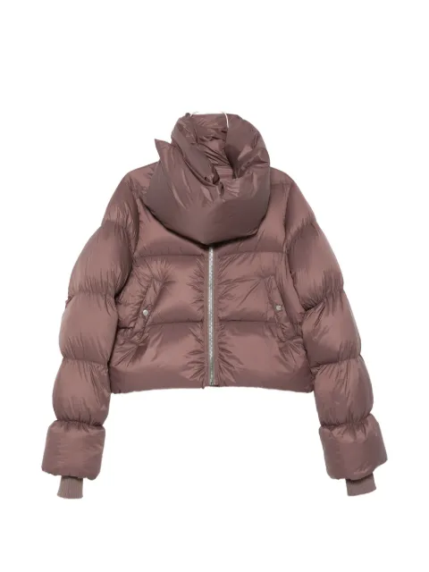 Rick Owens funnel-neck puffer jacket Purple RP02F5774NPD3