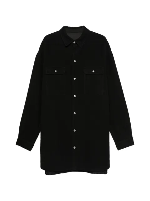 Rick Owens long-sleeves coat Black RU02F4728WBD