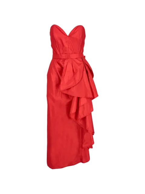 Dalila Di Lazzaro sweetheart-neck maxi dress Red W275267