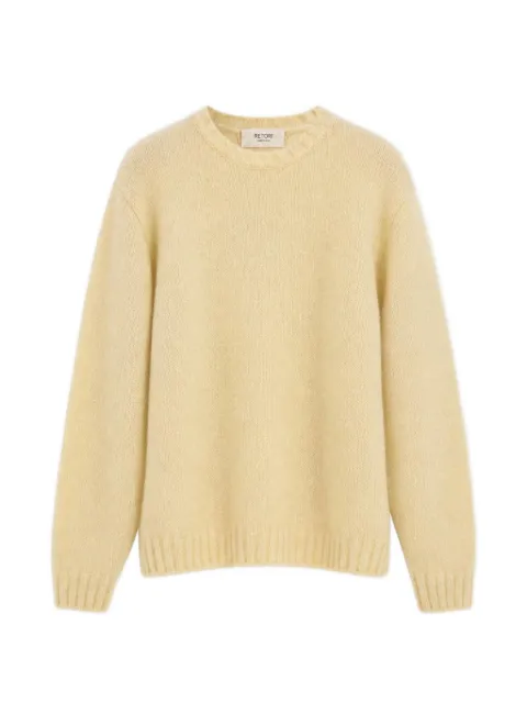RETORI brushed cashmere sweater Yellow 04WKNTO184WU01