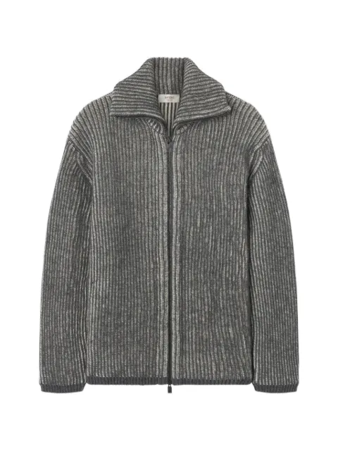 RETORI two-way-zip-fastening cardigan Grey 04MKNTO167WS08