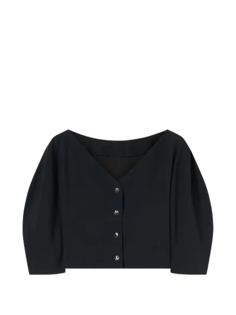 RETORI buttoned-back blouse Black 04WFATO016YU00