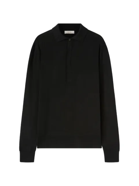 RETORI buttoned polo shirt Black 04MKNTO175SU02