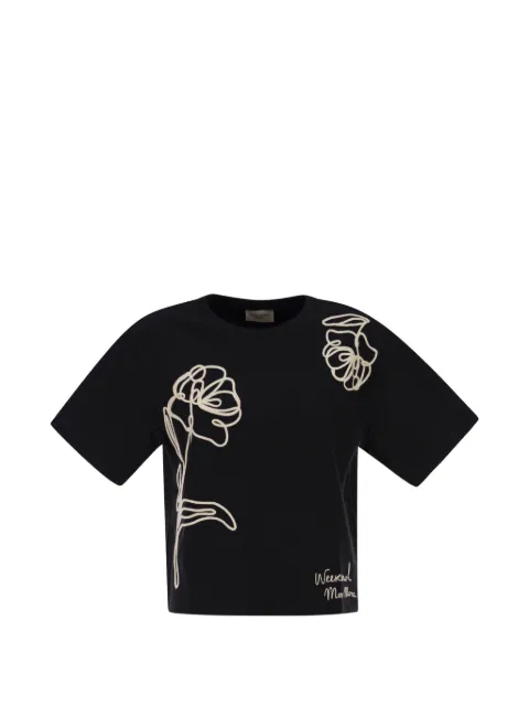 Weekend Max Mara graphic-print T-shirt Black 2625976051600008