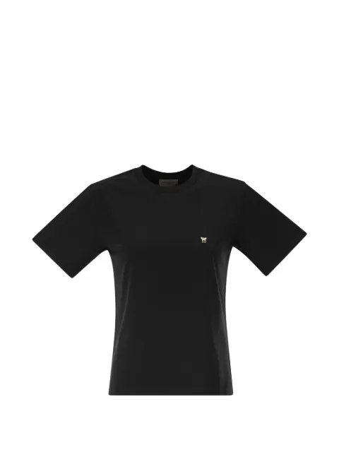 Weekend Max Mara embroidered-logo straight-fit T-shirt Black 2625976031600010