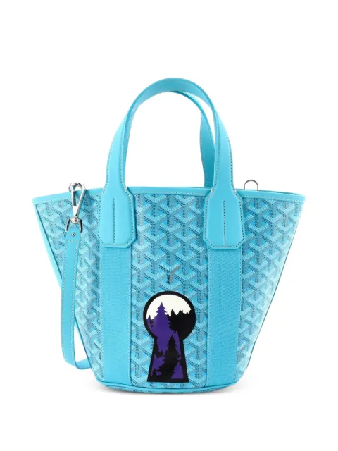 Goyard Pre-Owned Belharra Printed Coated Canvas PM tote bag Blue JY5IBZAFKF5OVUNC