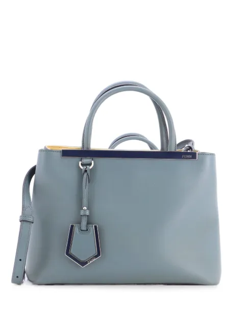 Fendi Pre-Owned 2Jours Bag Leather Petite satchel Green H0IWGAI6SFNHCA83