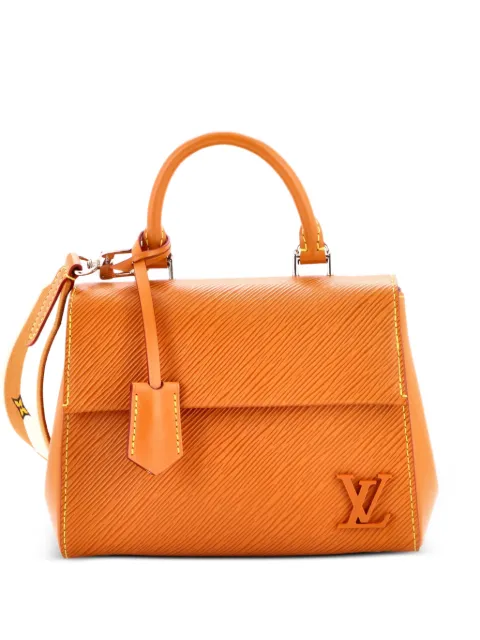 Louis Vuitton Pre-Owned Cluny Top Handle Bag Epi Leather Mini satchel Brown D8TZJART81FP2ZB5