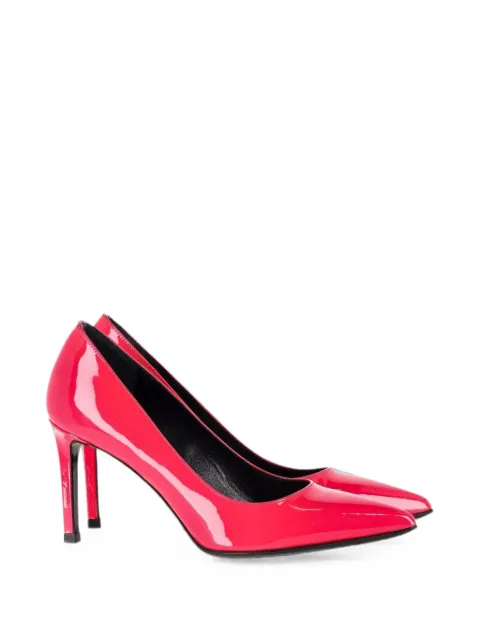 Saint Laurent Pre-Owned pointed-toe patent-leather pumps Pink TONPUGBSH290188W
