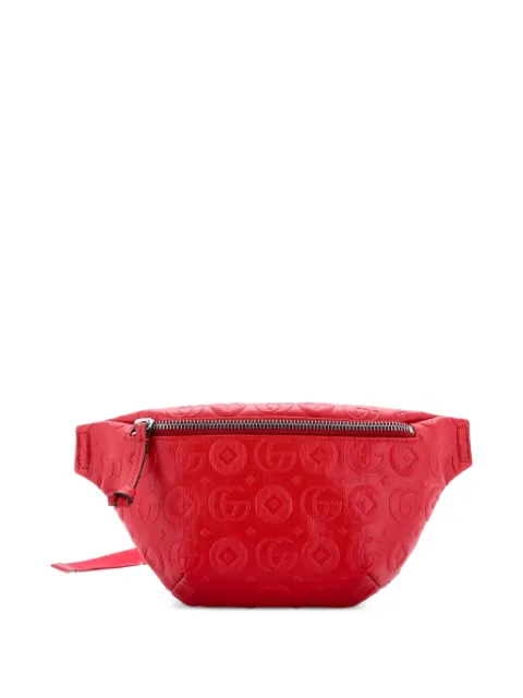 Gucci Pre-Owned Children's Embossed Leather belt bag Red X1YJ7P6ORUC8CIGQ