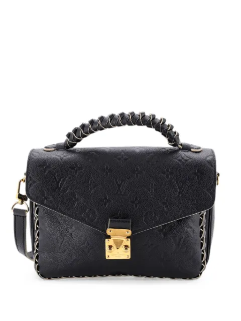 Louis Vuitton Pre-Owned Braided Handle Pochette Metis Monogram Empreinte Leather crossbody bag Black W15QS2XZQ1L9CPDJ