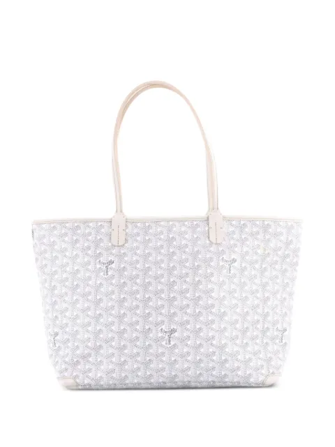 Goyard Pre-Owned Artois Coated Canvas PM tote bag White 9WGYWSFJMLCURBE3