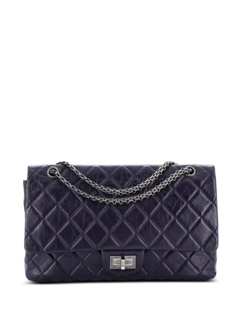CHANEL Pre-Owned Reissue 2.55 Flap Bag Quilted Aged Calfskin 227 shoulder bag Purple QREUM0TE77G417UM
