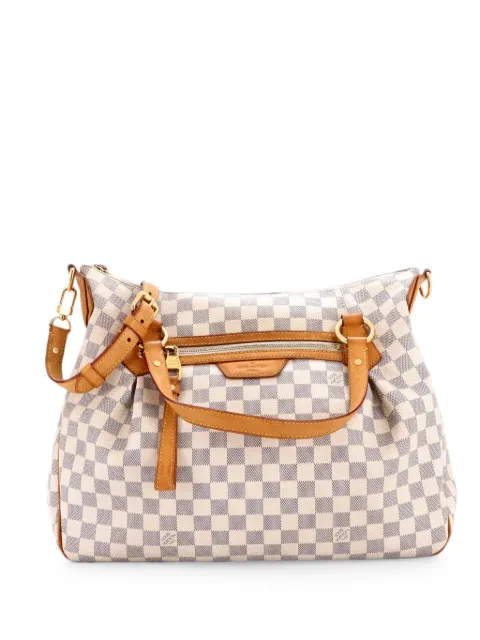 Louis Vuitton Pre-Owned Evora Handbag Damier MM satchel White Q44YWEFG8I6YWM1J