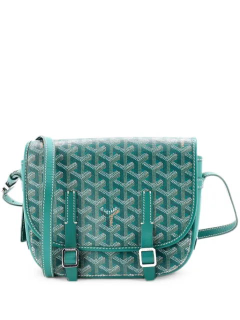 Goyard Pre-Owned Belvedere Messenger Bag Coated Canvas with Leather PM crossbody bag Green OIP31OEPP8BHMNDJ