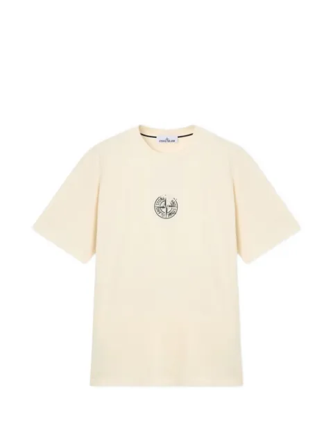 Stone Island logo-print T-shirt Neutrals 152100001